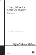 There Shall a Star Come Out of Jacob SATB choral sheet music cover